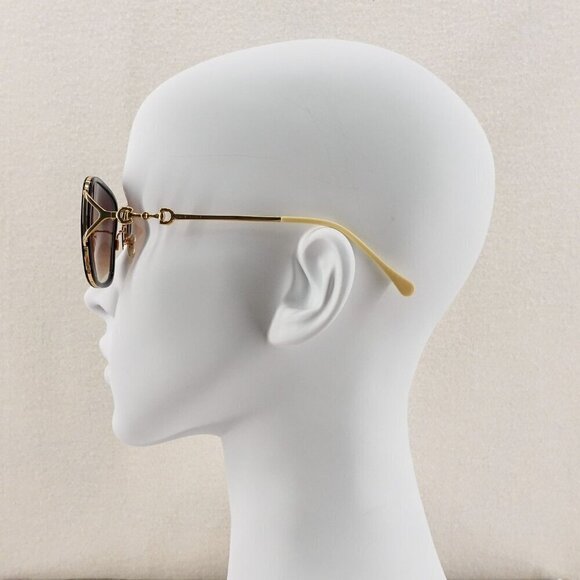 Gucci GG1016 Square Sunglasses Black Brown OS - Picture 13 of 16